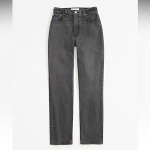 Abercrombie & Fitch Curve Love The 90s Straight Ultra High Rise